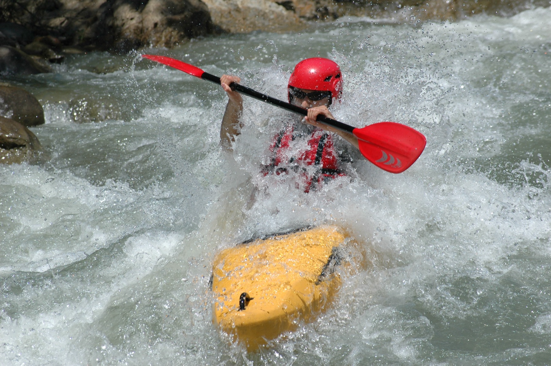Kayaking on Lac de Loudenvielle