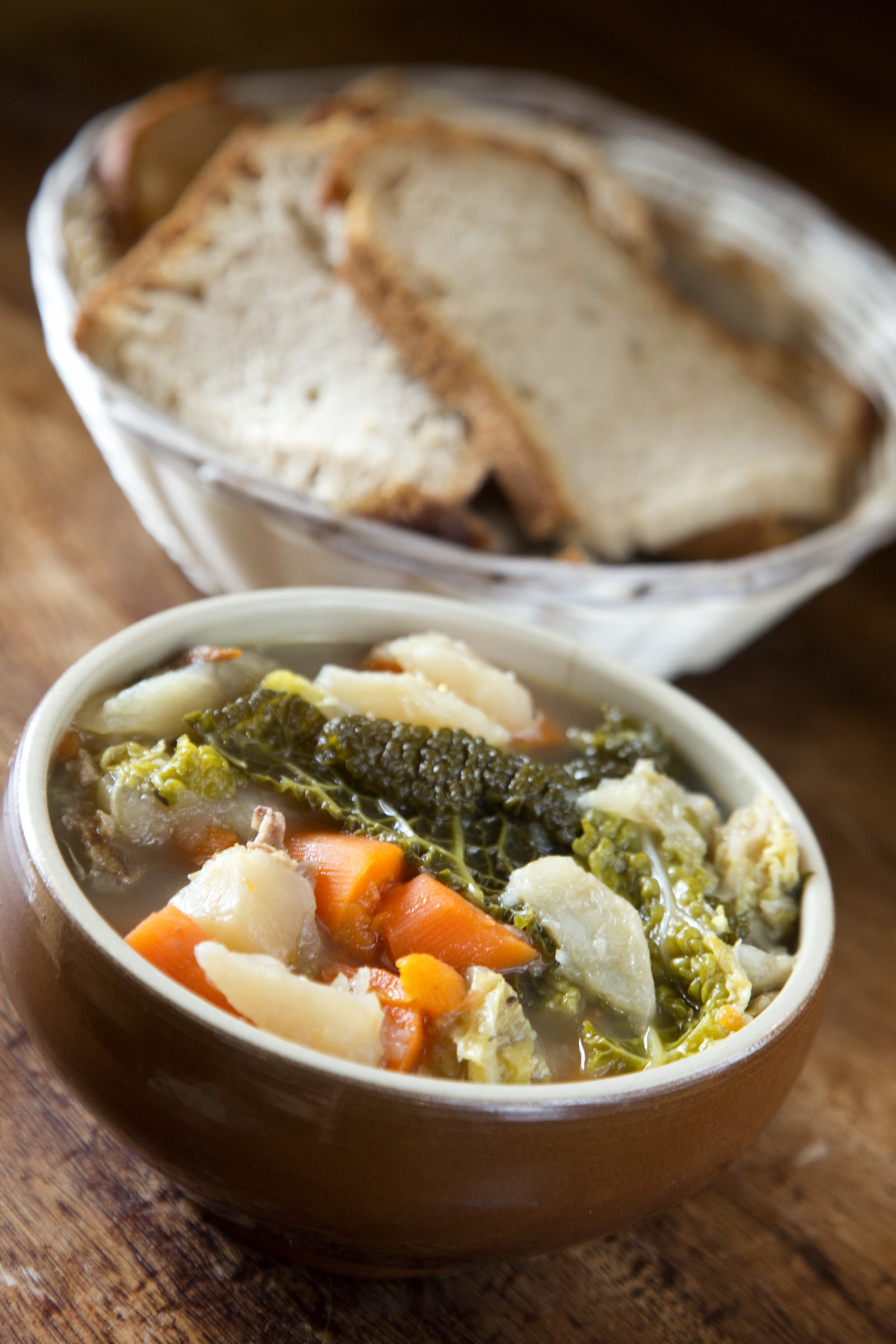 Garbure, traditional Pyrenean bean and pork soup